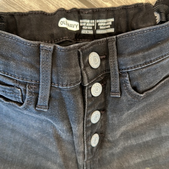Button fly old navy girls jeans - Picture 2 of 4